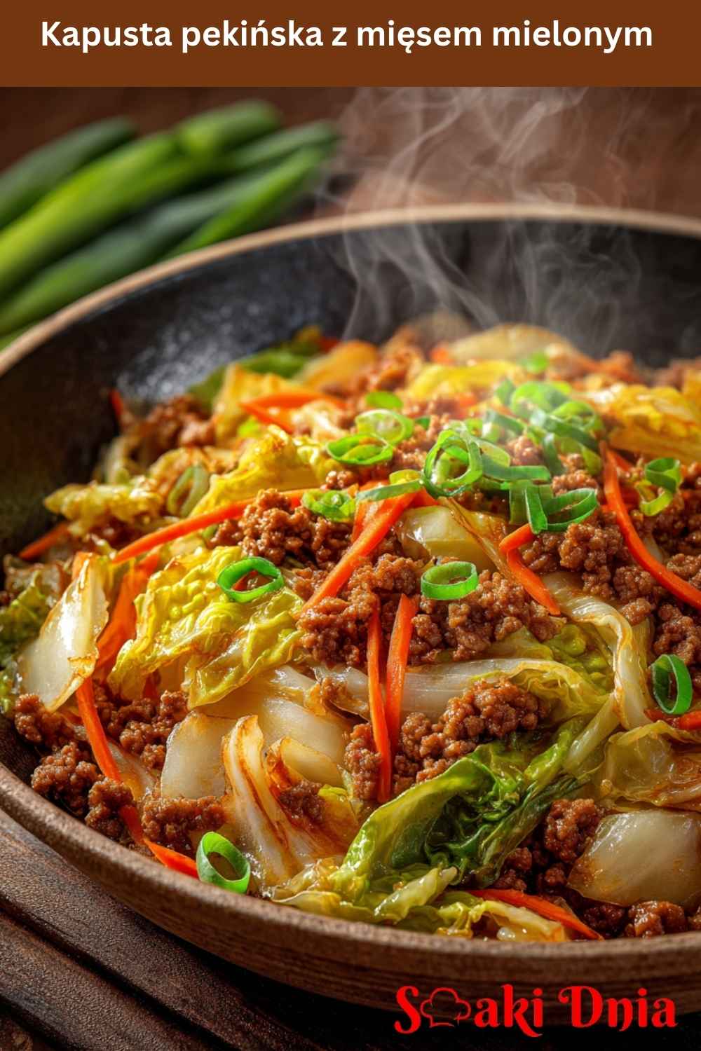 Kapusta pekińska z mięsem mielonym