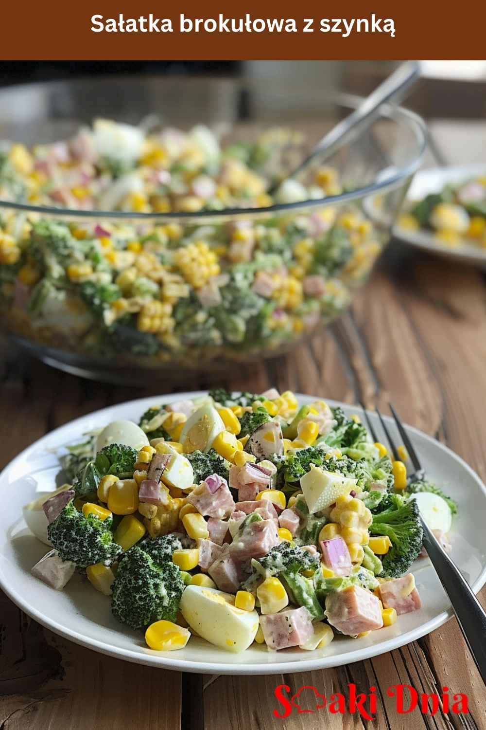 Sałatka brokułowa z szynką – szybka i sycąca klasyka na każdą okazję