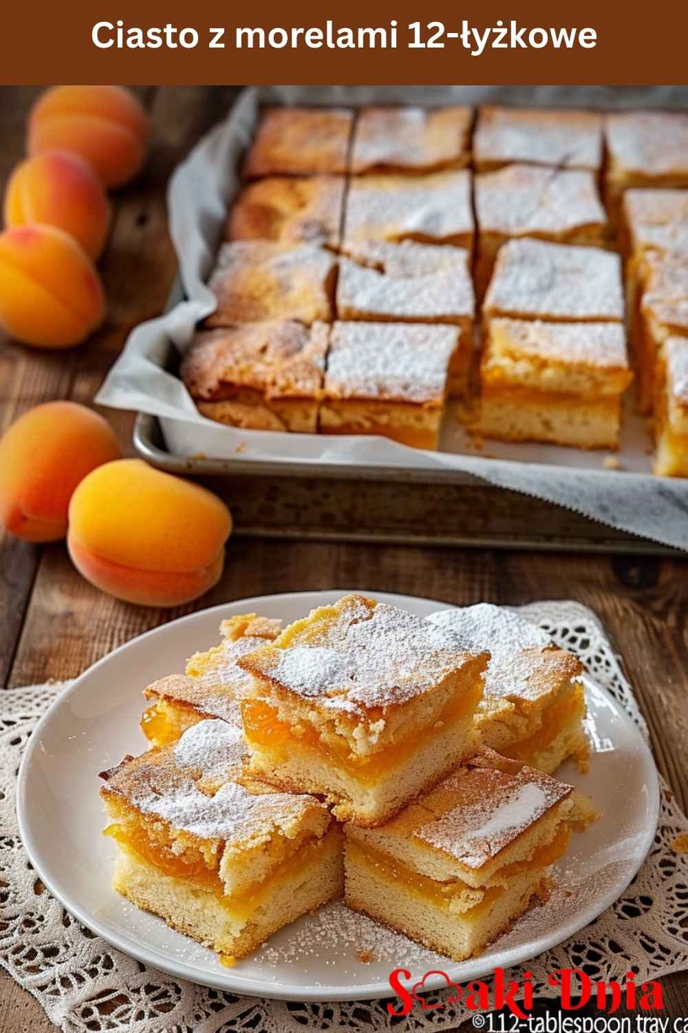 Ciasto z morelami 12-łyżkowe – miękkie, wilgotne i bardzo łatwe