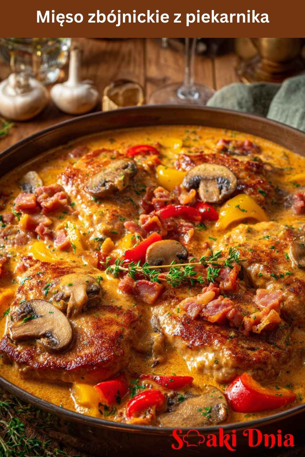 Mięso zbójnickie z piekarnika