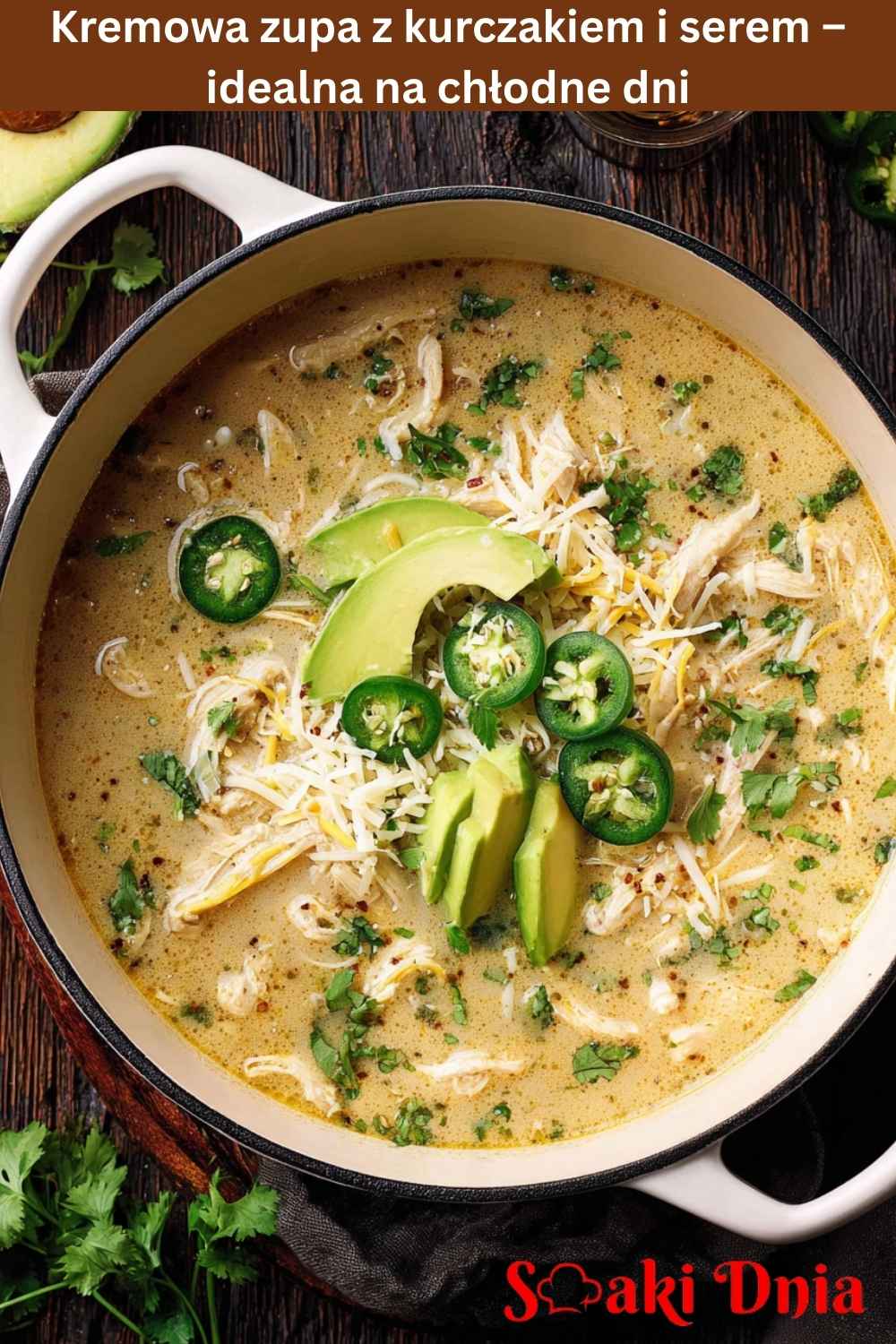 Kremowa zupa z kurczakiem i serem – idealna na chłodne dni