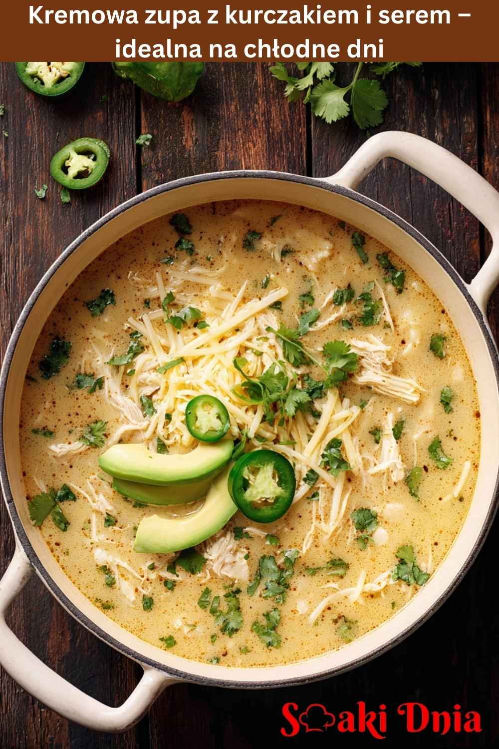 Kremowa zupa z kurczakiem i serem – idealna na chłodne dni