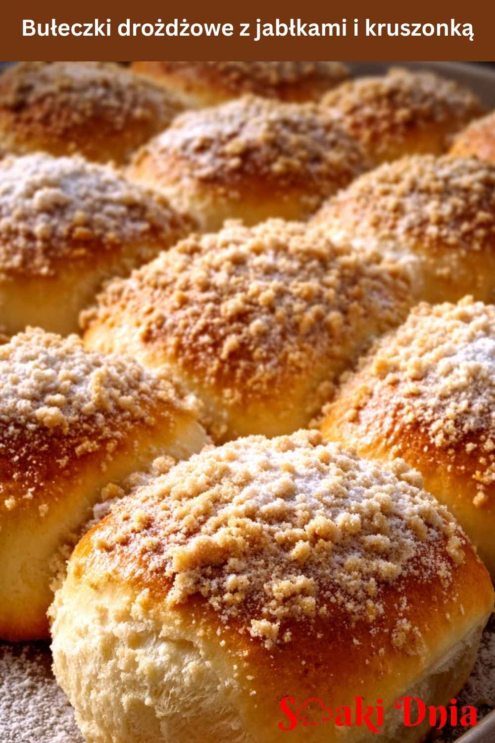 bułeczki drożdżowe z jabłkami