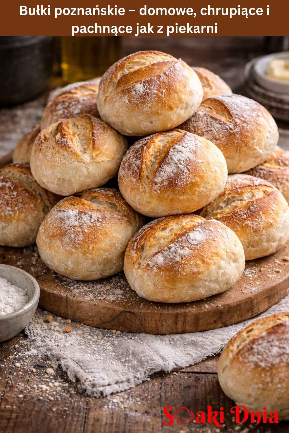 Bułki poznańskie – domowe, chrupiące i pachnące jak z piekarni