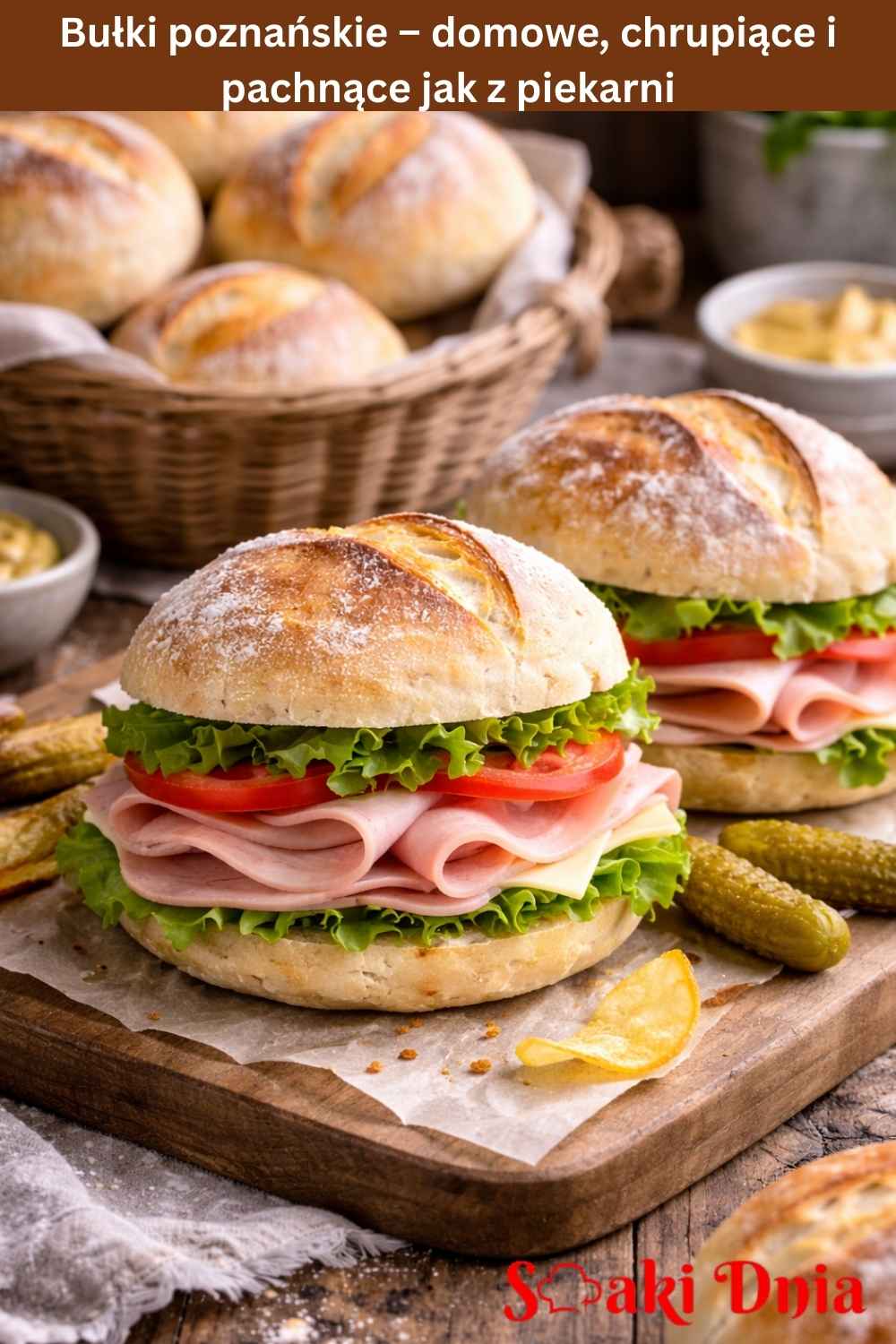 Bułki poznańskie – domowe, chrupiące i pachnące jak z piekarni