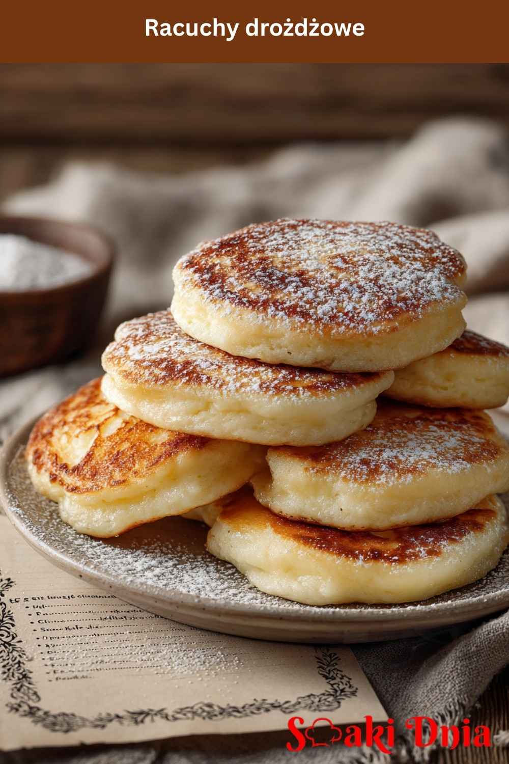 Racuchy drożdżowe – puszyste i złociste jak u babci