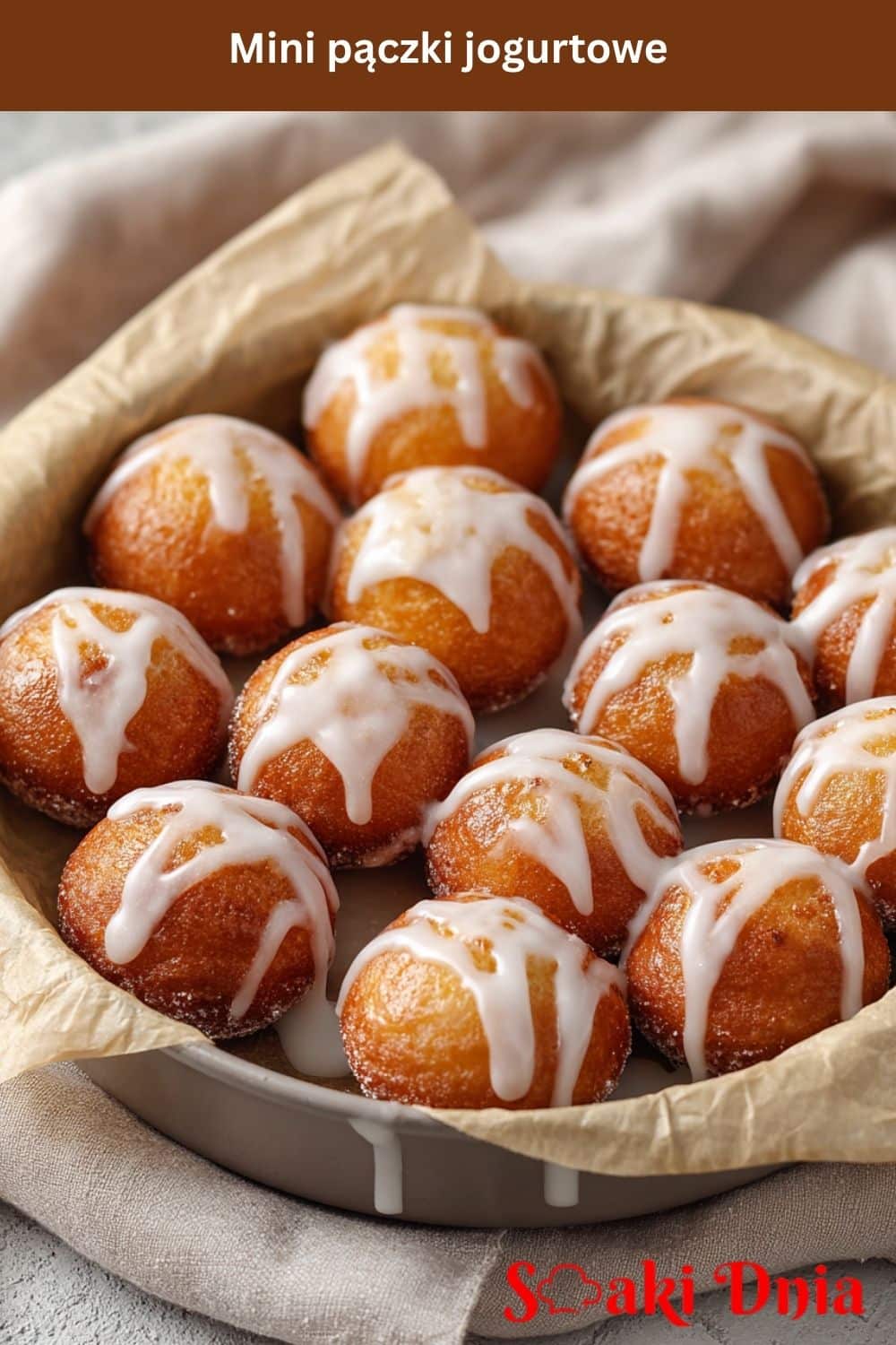 Mini pączki jogurtowe