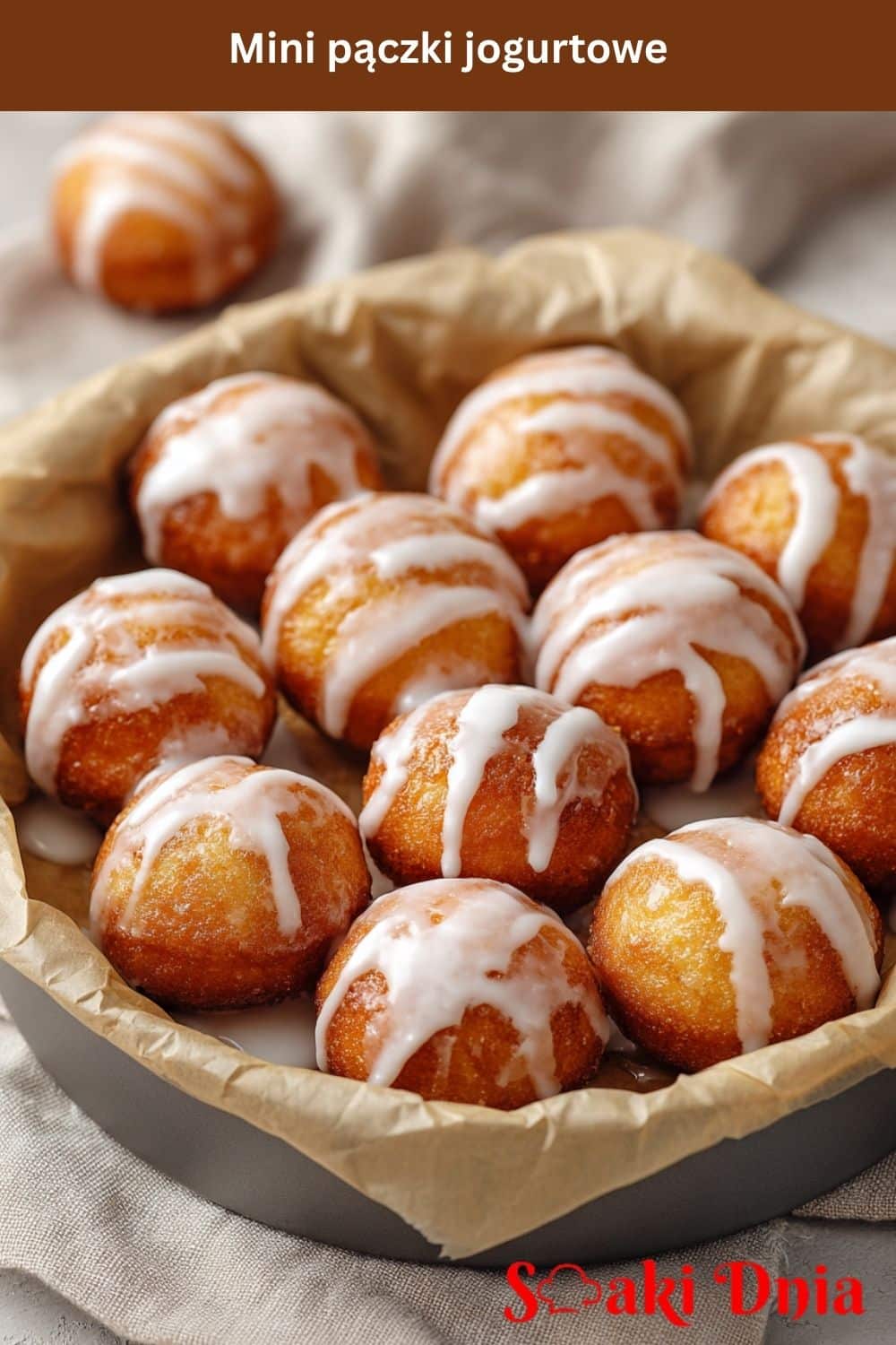 Mini pączki jogurtowe