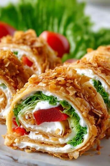 Chrupiące roladki z tortilli