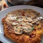 Kotlet schabowy z sosem pieczarkowym jak z niemieckiej gospody