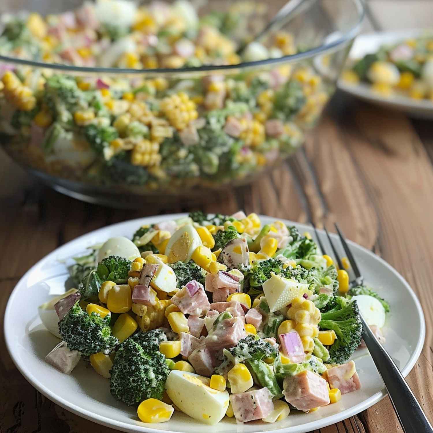 Sałatka brokułowa z szynką – szybka i sycąca klasyka na każdą okazję