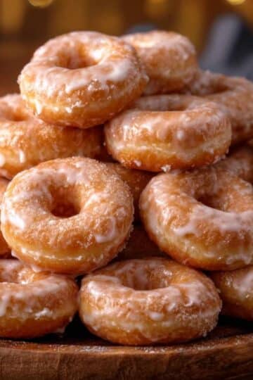 Klasyczne donuty drożdżowe z lukrem – miękkie i puszyste jak z cukierni 22 Klasyczne donuty drożdżowe z lukrem