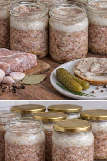 Domowa konserwa wieprzowa w słoikach