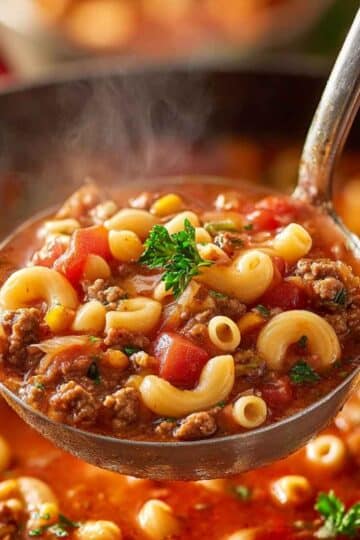 Zupa hamburgerowa z makaronem – sycący klasyk na chłodne dni 13 Zupa hamburgerowa z makaronem