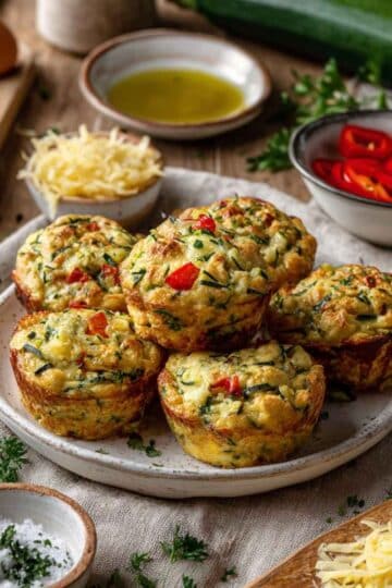 Warzywne babeczki z cukinią – lekka i pyszna przekąska 18 Warzywne babeczki z cukinią