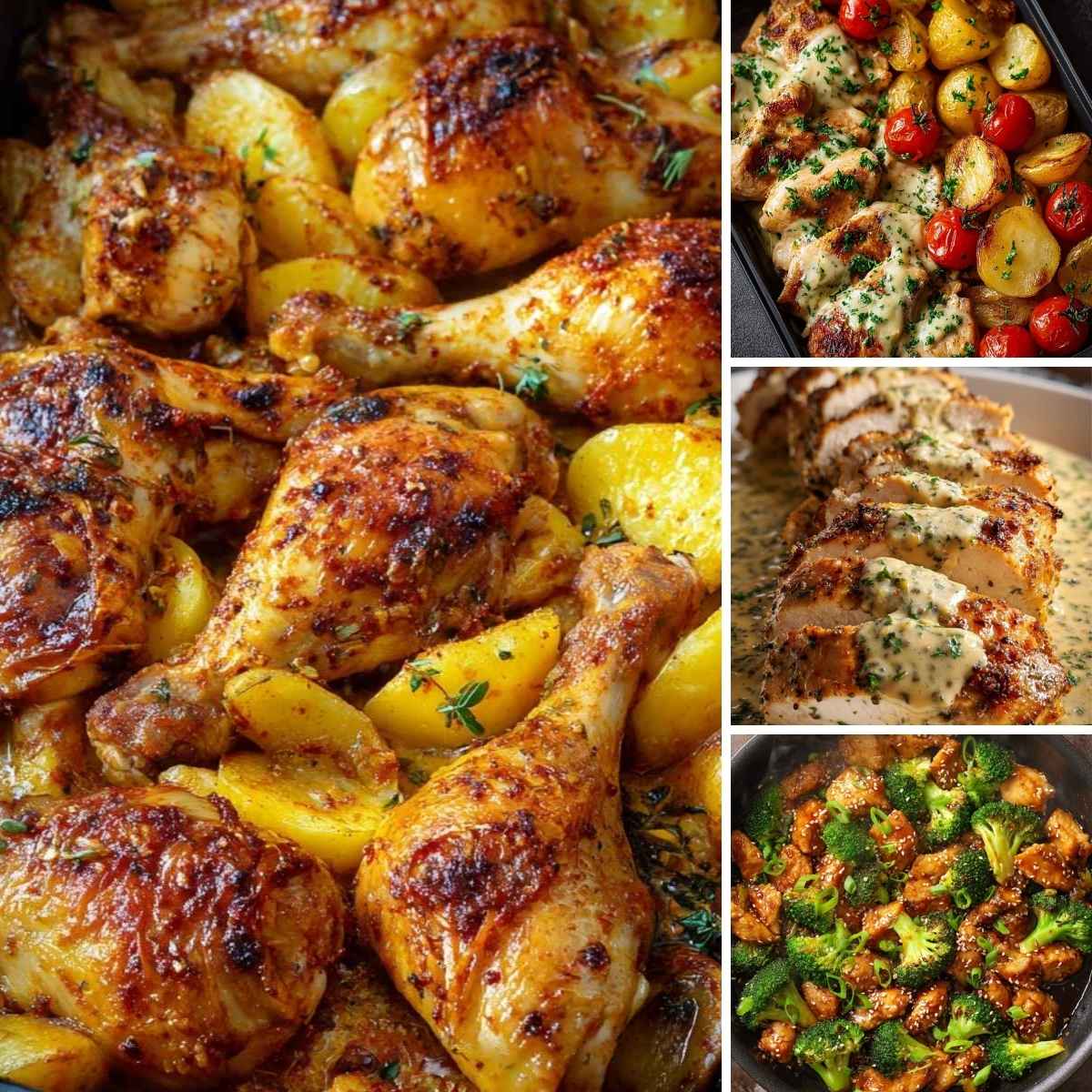 25 Pomysłów na Obiad z Kurczakiem – Szybko, Prosto i Pysznie 1 Kolekcja 25 sprawdzonych przepisów na dania z kurczakiem – od kremowych sosów po zapiekanki i obiady z ryżem. Idealne na szybki, domowy obiad.