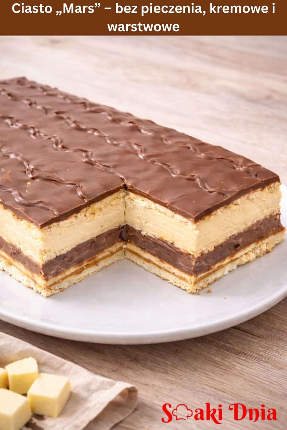 Ciasto „Mars” – bez pieczenia, kremowe i warstwowe