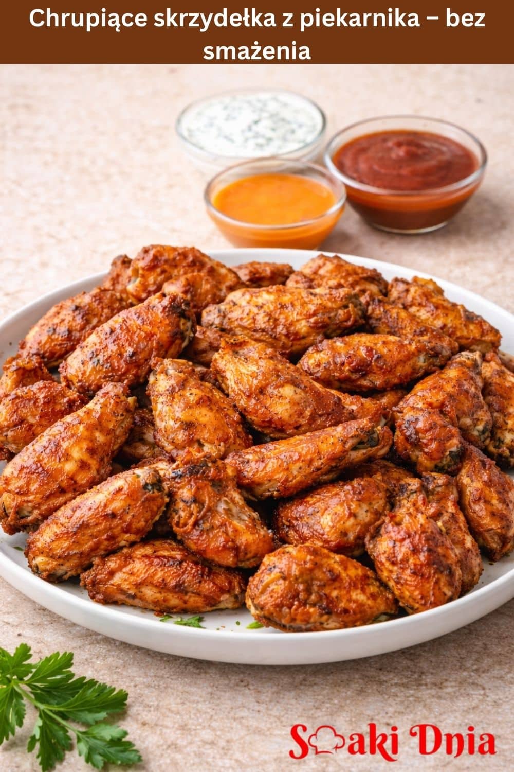 Chrupiące skrzydełka z piekarnika – bez smażenia