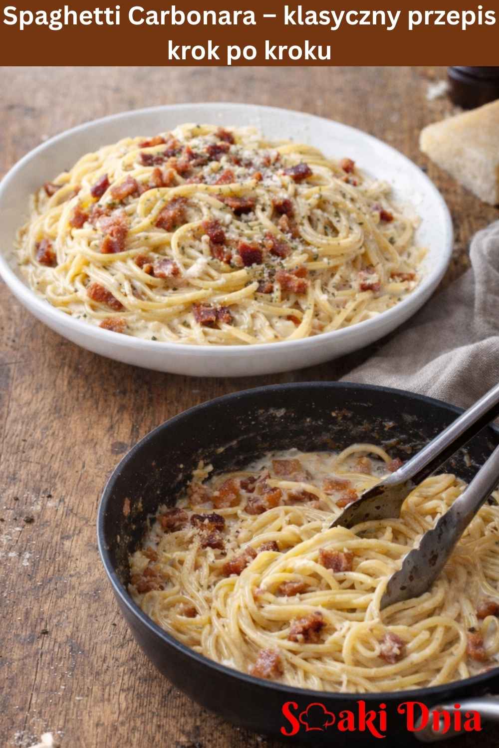 Spaghetti Carbonara – klasyczny przepis krok po kroku 7 Spaghetti Carbonara – klasyczny przepis krok po kroku