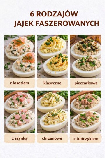 6 pomysłów na jajka faszerowane