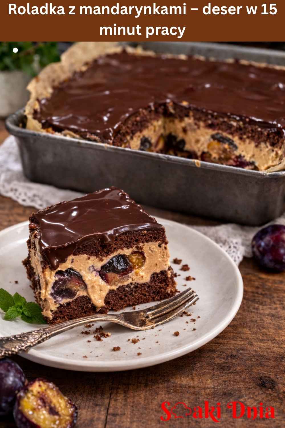 Ciasto Śliwka w Czekoladzie