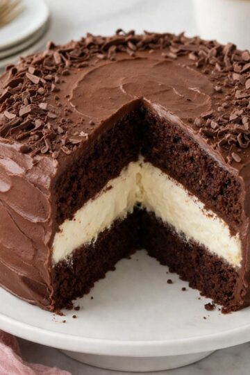 Ciasto czekoladowe z kremem – prosty przepis