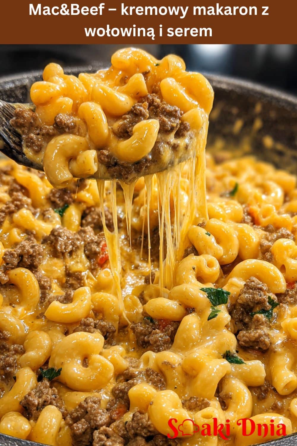 Mac and beef