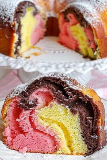 Kolorowa Babka Trójwarstwowa