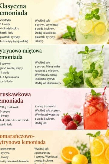 4 Przepisy na Lemoniadę