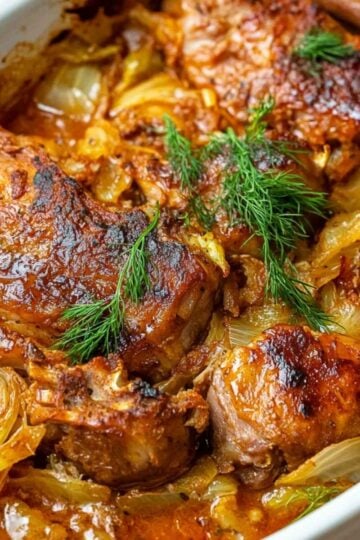 Karkówka zapiekana z młodą kapustą – domowy obiad 6 Karkówka Zapiekana z Młodą Kapustą